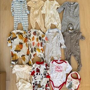 Magnetic me / fall / winter / holiday footie pajama bundle